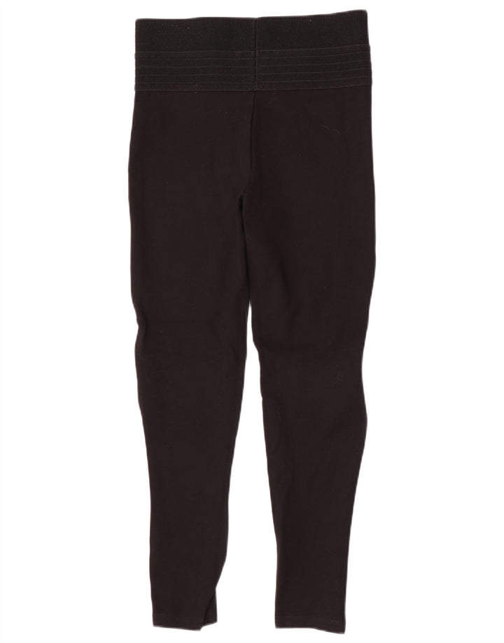 Zara kvinders højtaljede leggings mellem sort polyamid