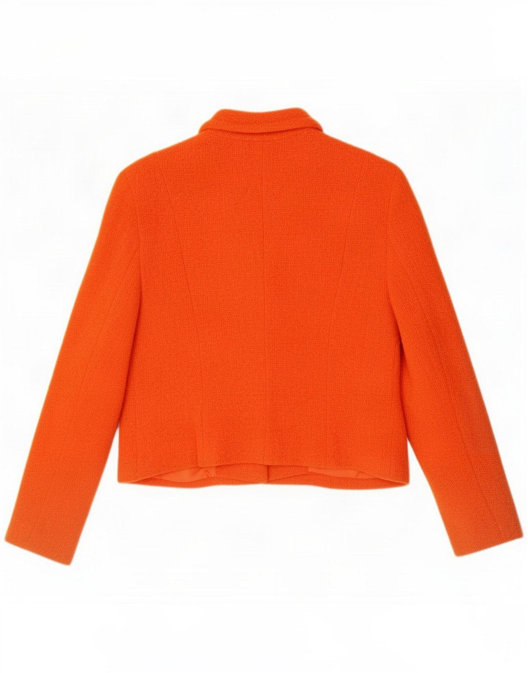 Kookai Dame 5-knaps blazerjakke EU 42 Large Orange Wool