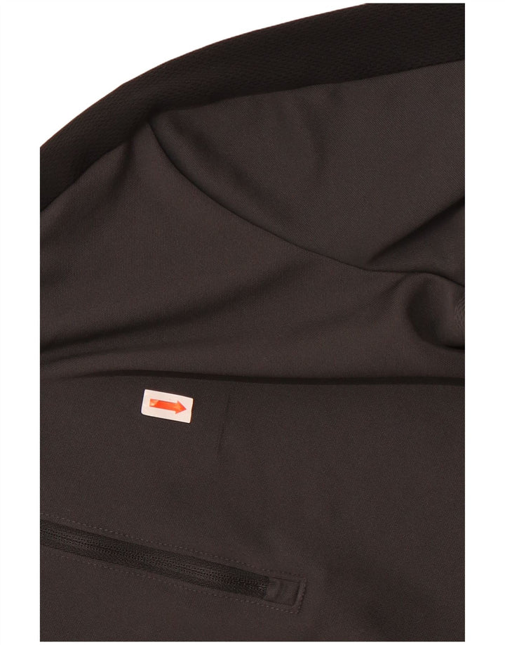 Nike Boys Dri Fit Top Langærmet 12-13 År Stor Grå Colourblock