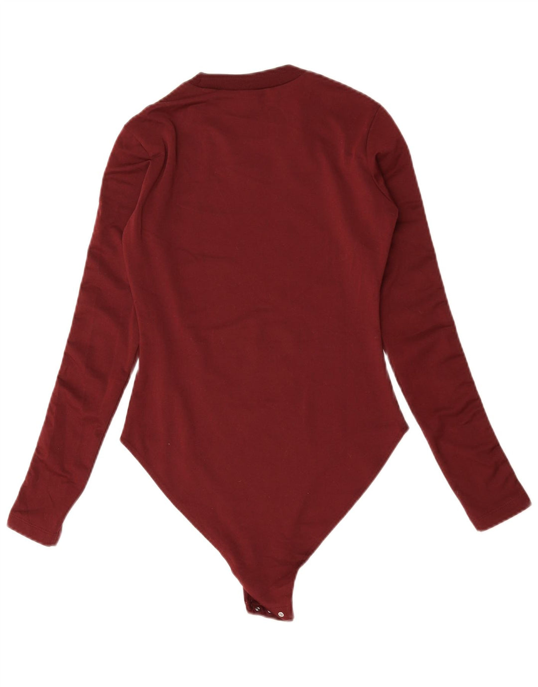 ADIDAS Langærmet bodysuit til kvinder UK 8 Small Bourgogne Polyester