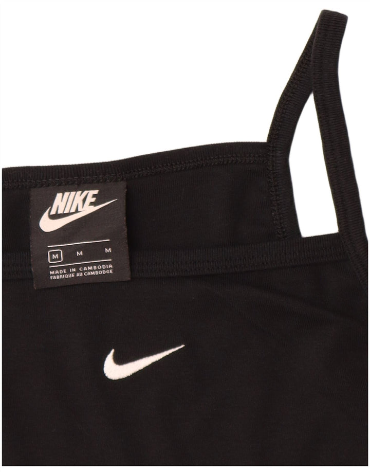 NIKE Girls Crop Cami Top 10-11 år Medium Sort Bomuld