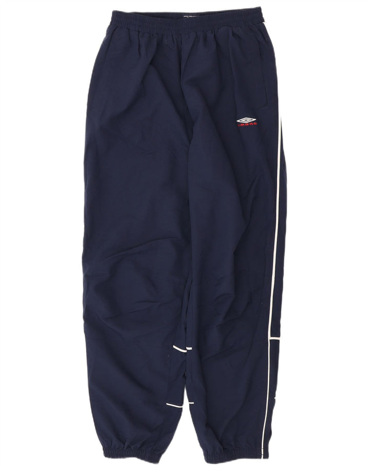 UMBRO Herre grafisk træningsdragt Bukser Joggers Large Navy Blue Polyester