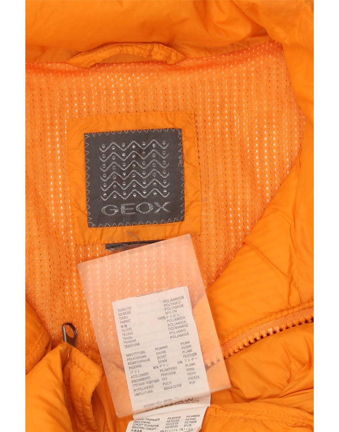 Geox Polstret Gilet til kvinder UK 18 XL Orange Polyamid