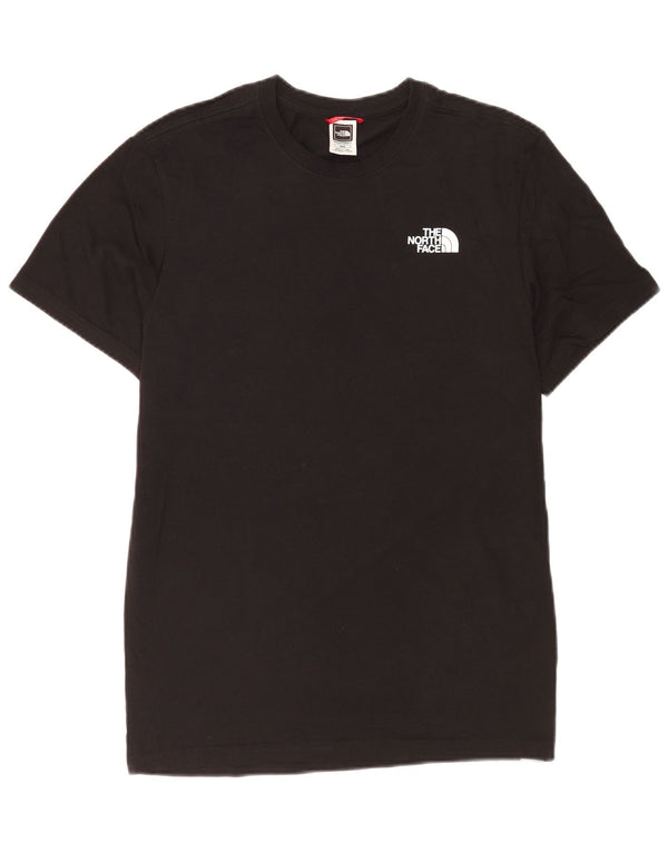 The North Face Herre grafisk T-shirt Top Medium Sort Bomuld