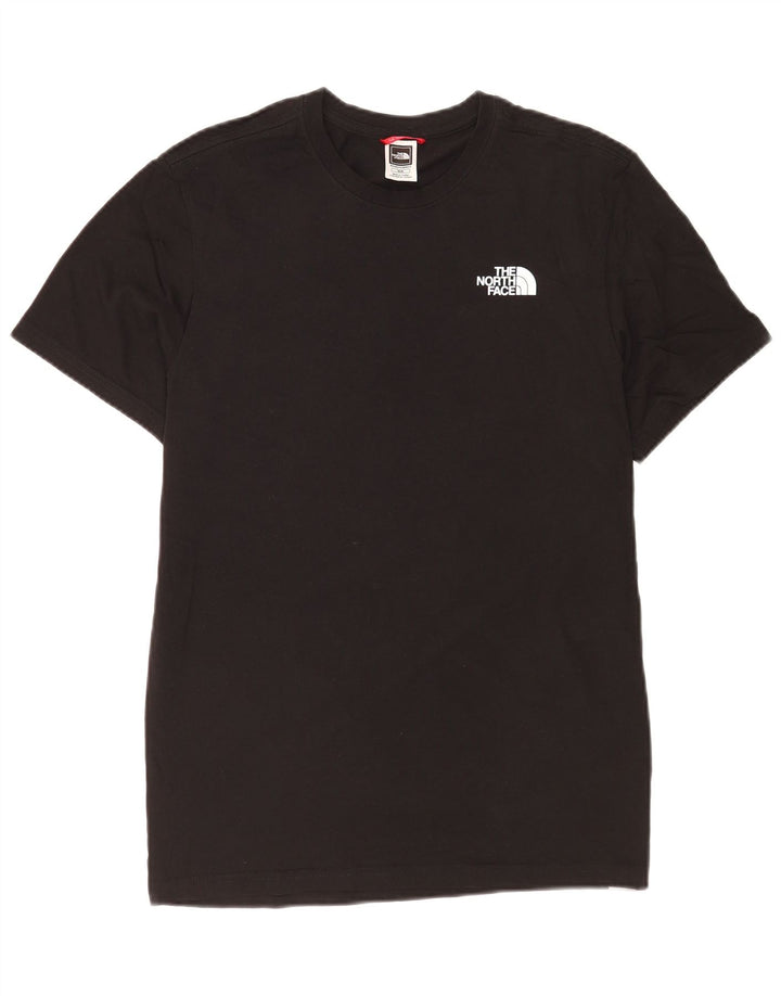 The North Face Herre grafisk T-shirt Top Medium Sort Bomuld