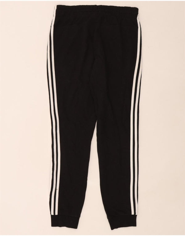 Adidas Womens Tracksuit Trousers Joggers UK 12/14 Medium Black Cotton