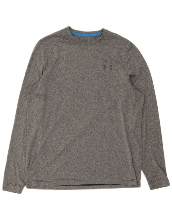 Under Armour Herre Cold Gear Top Langærmet Medium Grey Polyester
