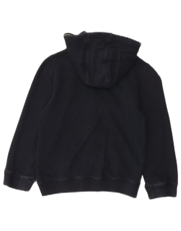 Ben Sherman drenge grafisk hættetrøje med lynlås 4-5 år marineblå bomuld