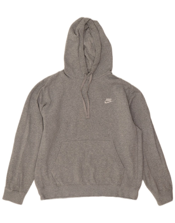 Nike Herre hættetrøje Jumper Medium Grey Flecked Bomuld