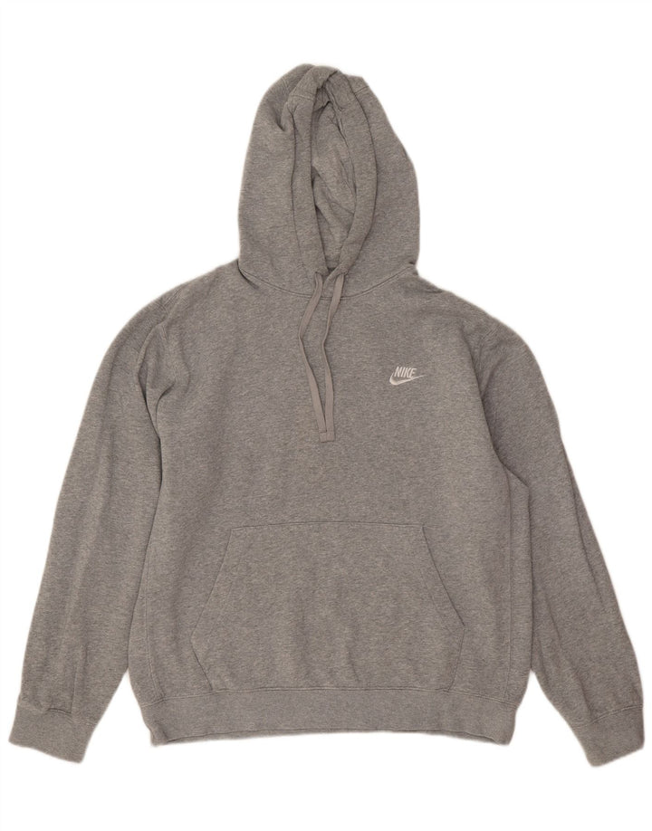 Nike Herre hættetrøje Jumper Medium Grey Flecked Bomuld