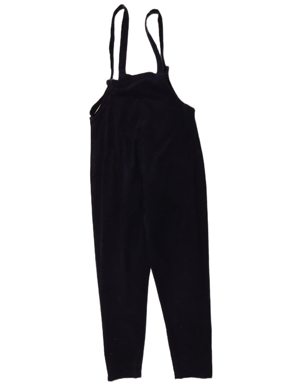 Lucy & Yak Womens Corduroy Jumpsuit UK 10 Small Navy Blue Cotton