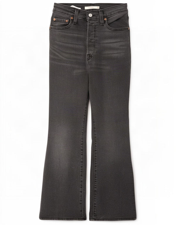 Levi's Dame Ribcage High Rise Bootcut Jeans W26 L27 Grå Bomuld