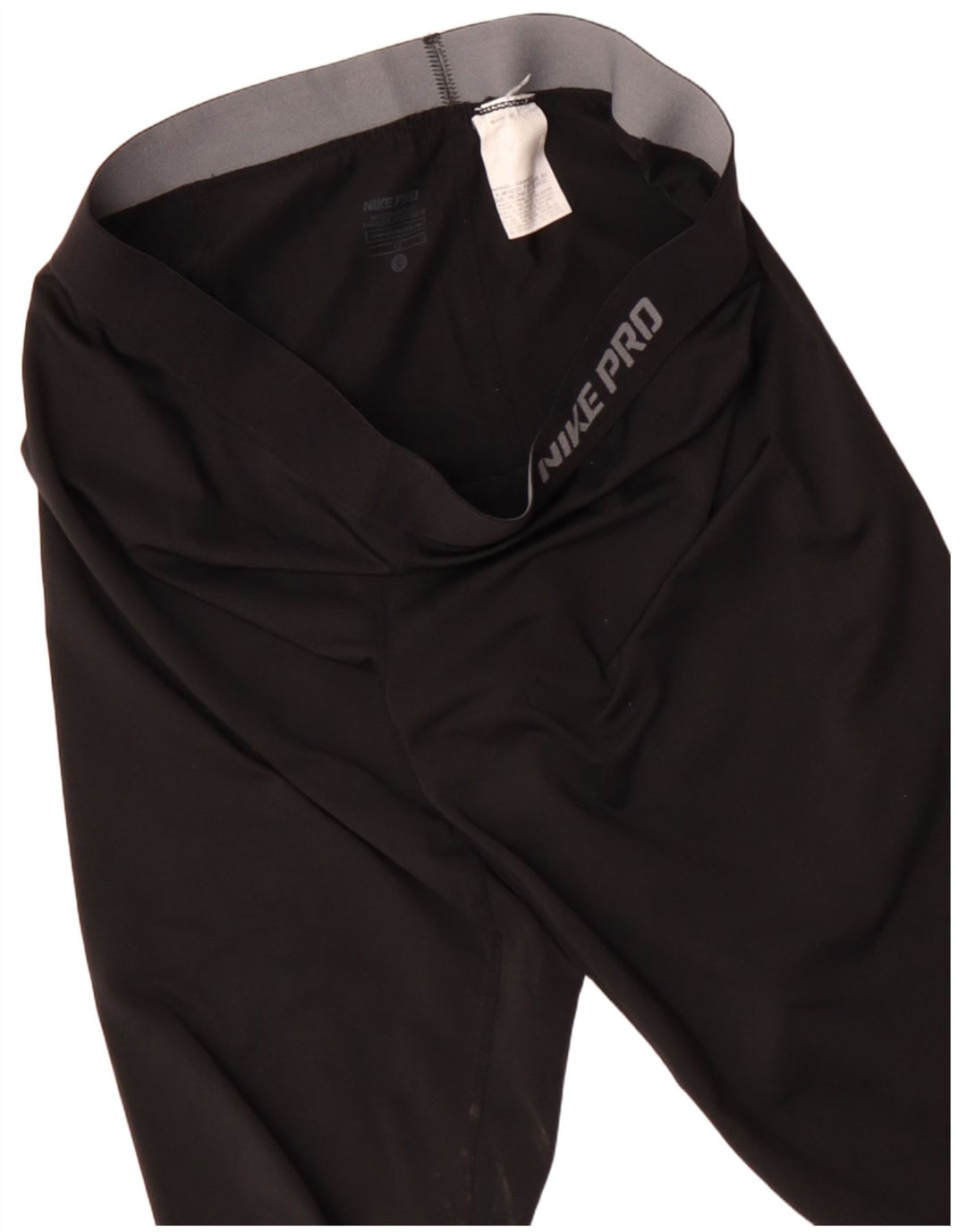 Nike Dame Grafiske Capri Leggings UK 26 Large Sort Polyester