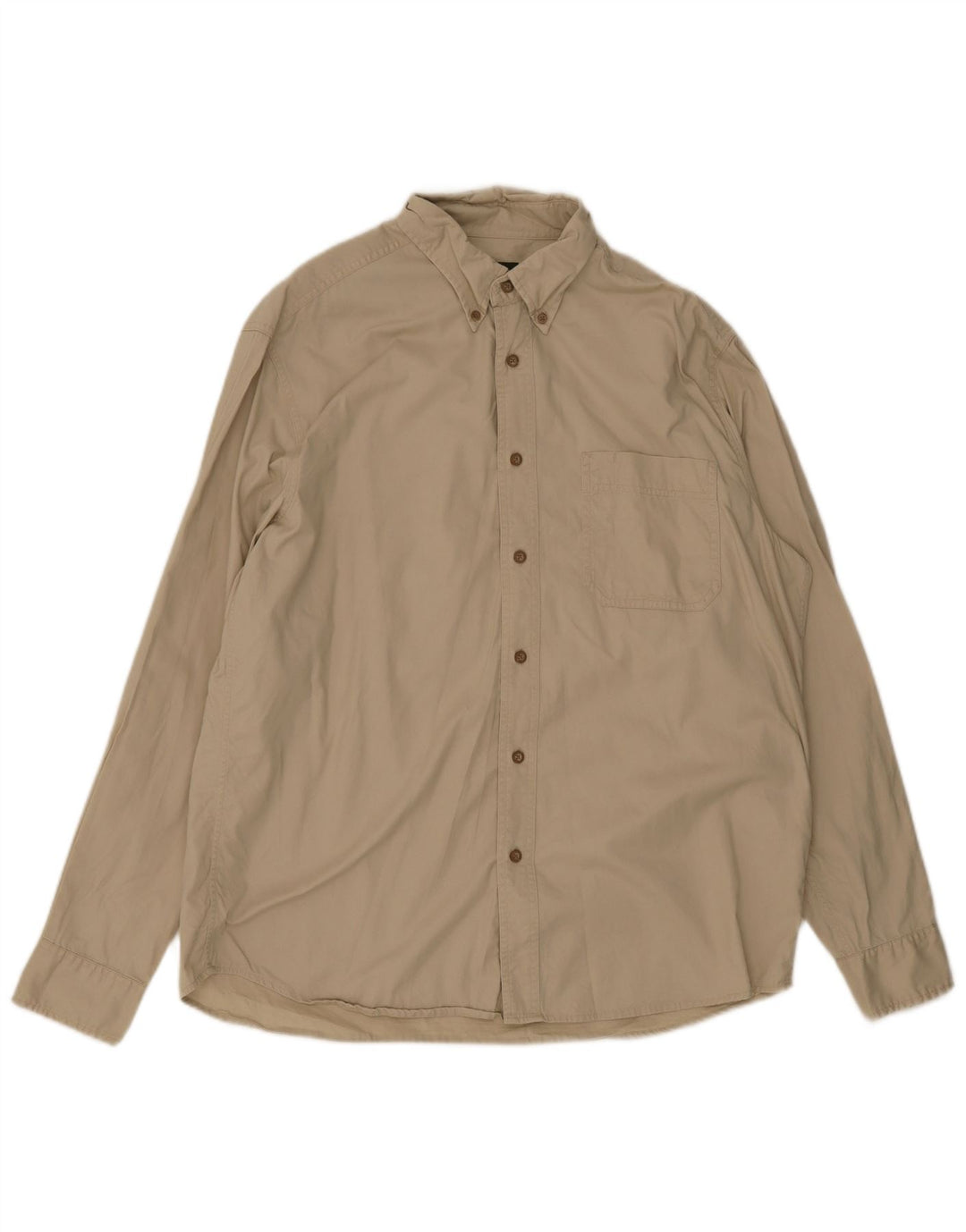 Eddie Bauer Herreskjorte Stor Beige Bomuld