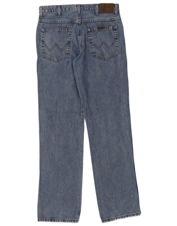 Wrangler Straight Jeans til mænd W32 L32 blå bomuld