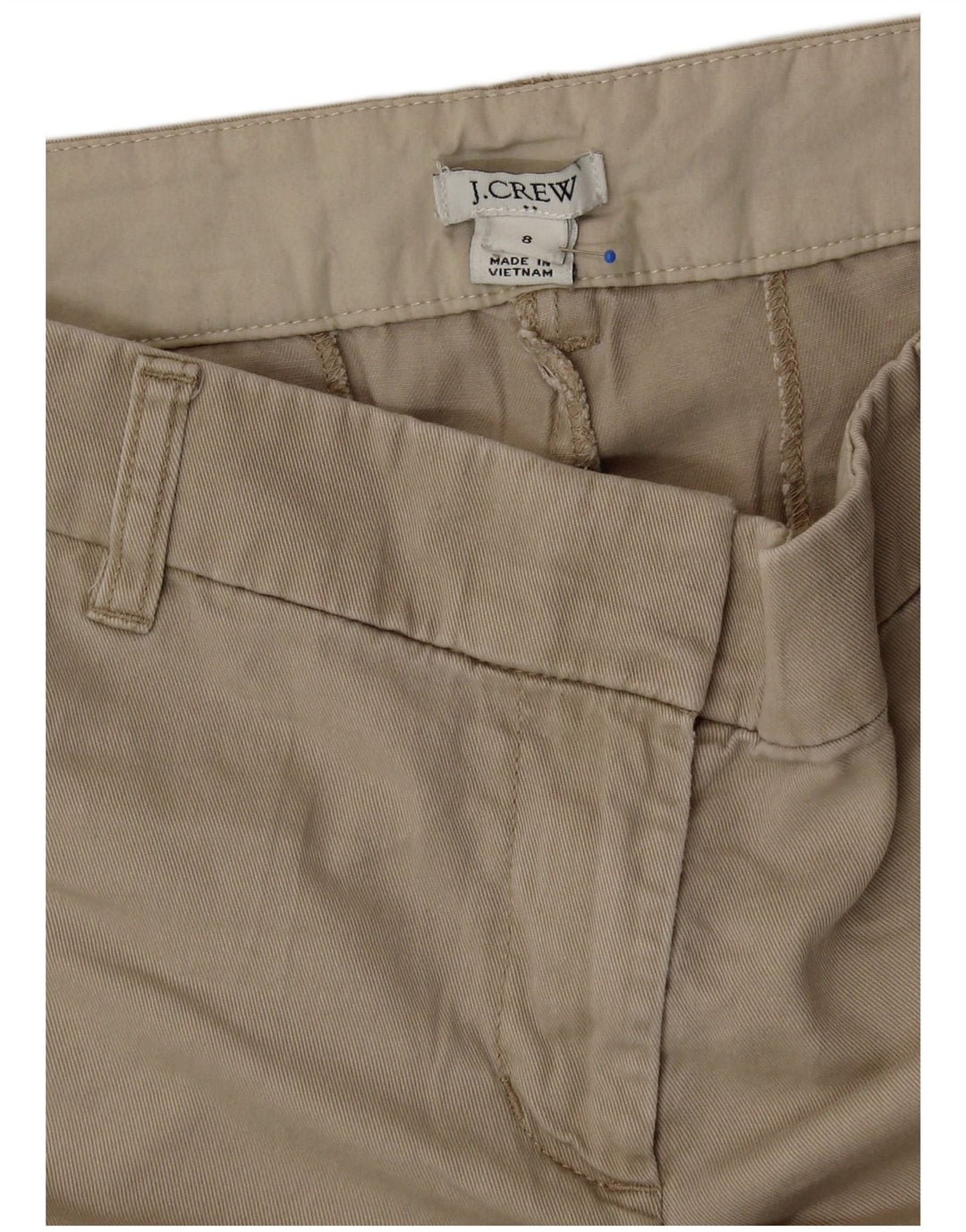 J. Crew Chino Shorts til kvinder US 8 Medium W32 Beige