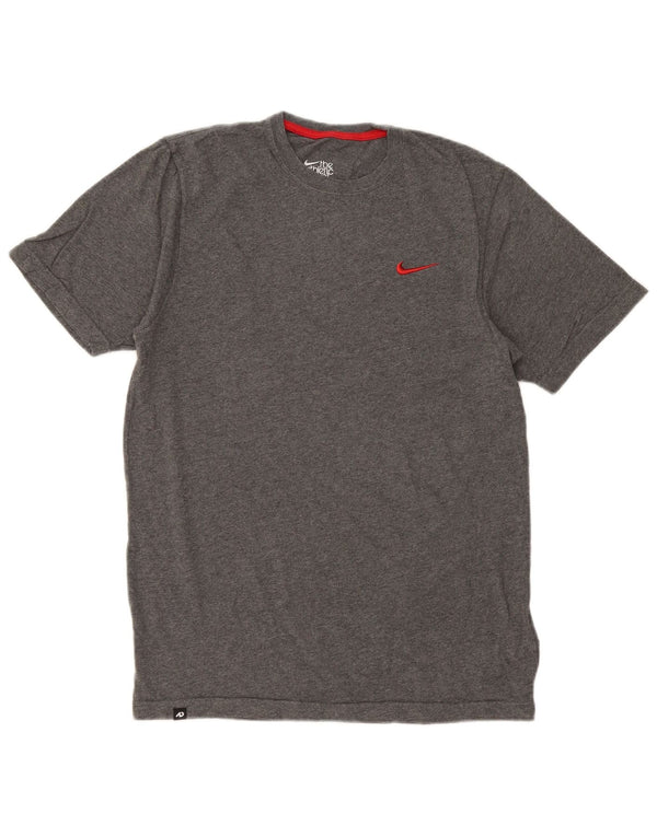 Nike Herre The Athletic Dept. Standard Fit T-shirt Top Medium Grå Bomuld