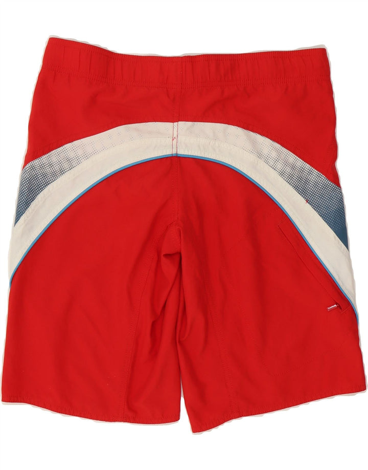 ADIDAS Mens Swimming Shorts Small Red Colourblock Vintage Adidas and Second-Hand Adidas from Messina Hembry 