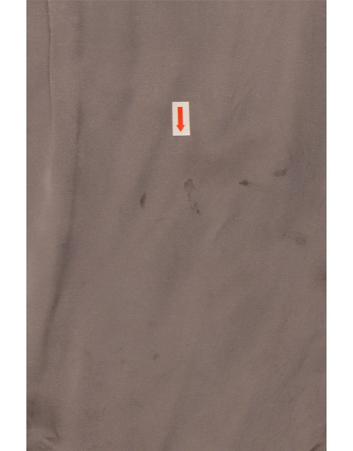 Ted Baker Dame Empire Kjole Størrelse 3 Medium Grå Silke