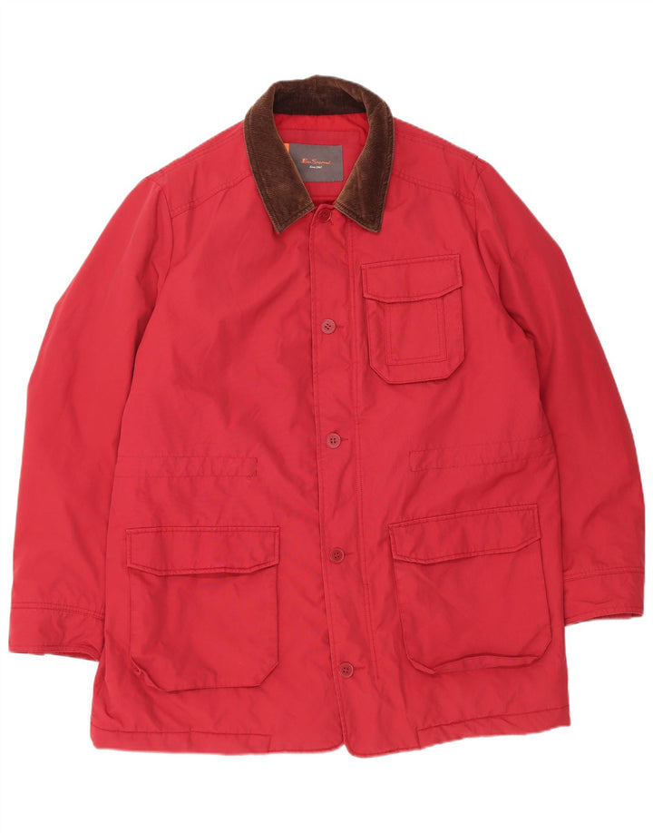 Ben Sherman Herre Utility Jacket UK 40 Large Red