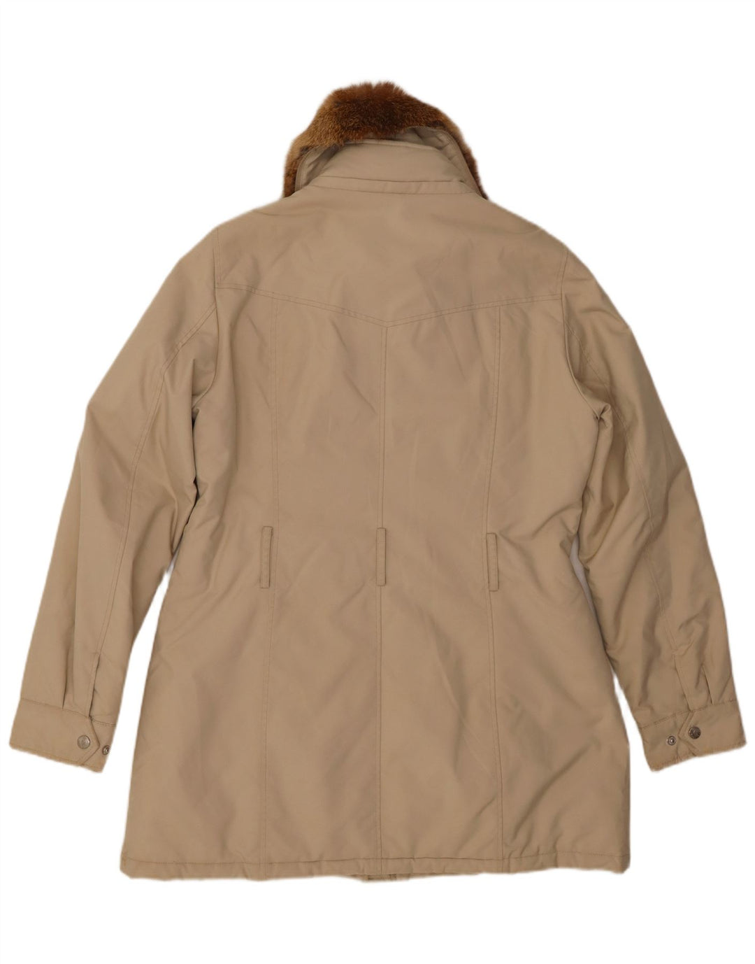 REFRIGUE Dame Windbreaker Coat UK 18 XL Beige Polyester
