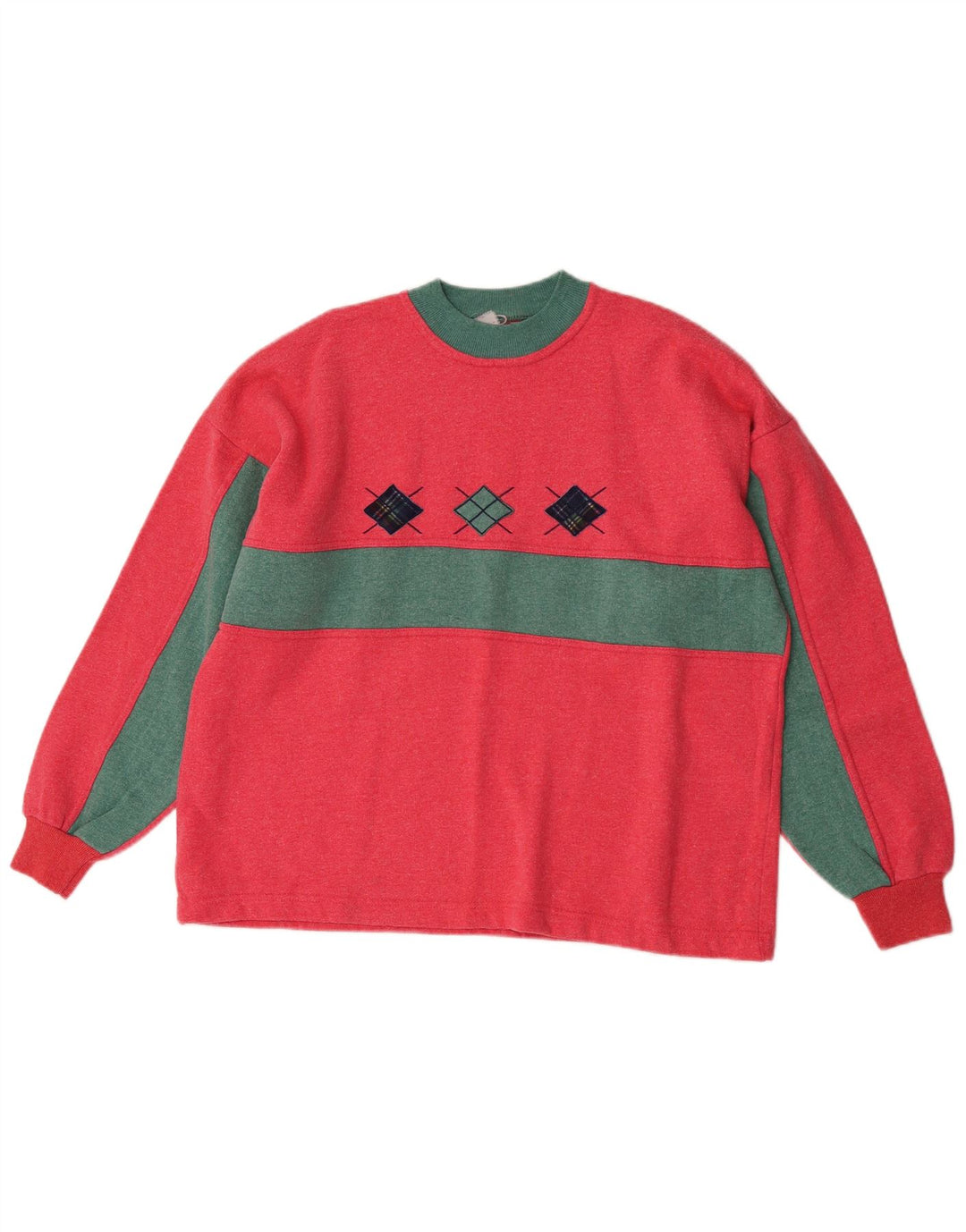 Vintage hel træningsdragt til kvinder UK 10 Small Pink Colourblock
