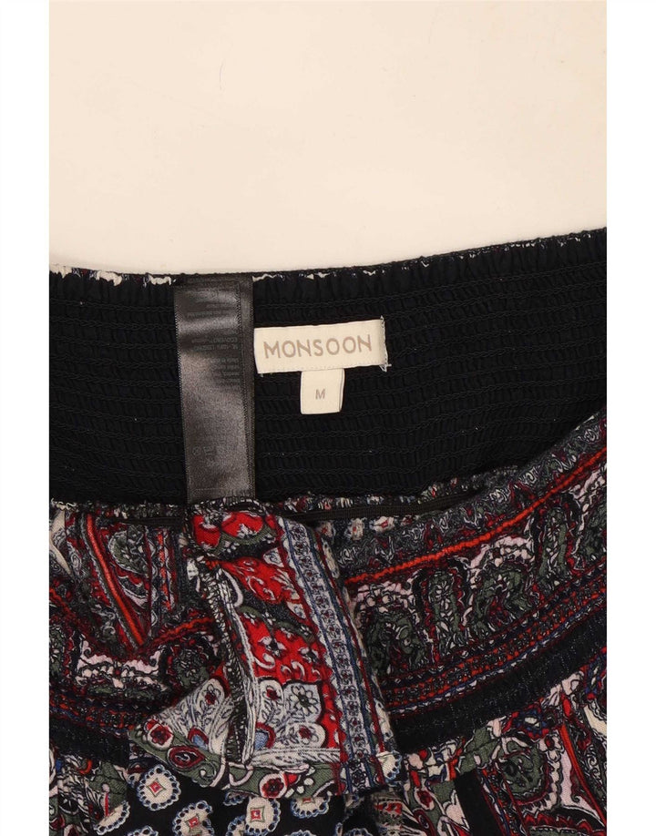 Monsoon Womens Gypsy Skirt Medium W30 Multicolored Patchwork Viscose