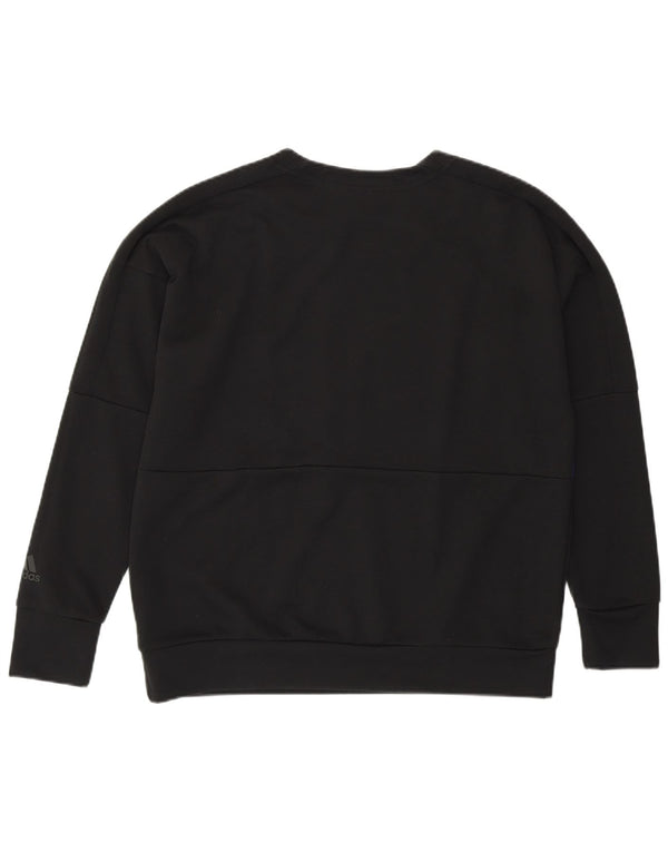 ADIDAS Sweatshirt Jumper UK 12/14 Medium Sort Colourblock