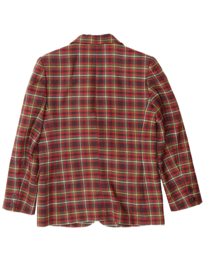 Punto e Virgola Dame Blazer Jacket IT 42 Medium Flerfarvet Ternet