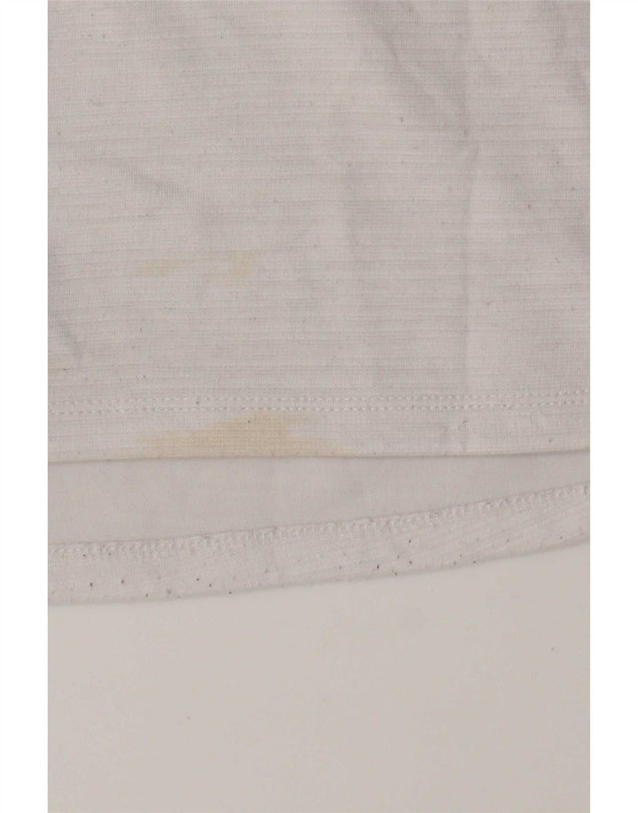 Zara Dame Oversized Vest Top UK 10 Small White Polyester