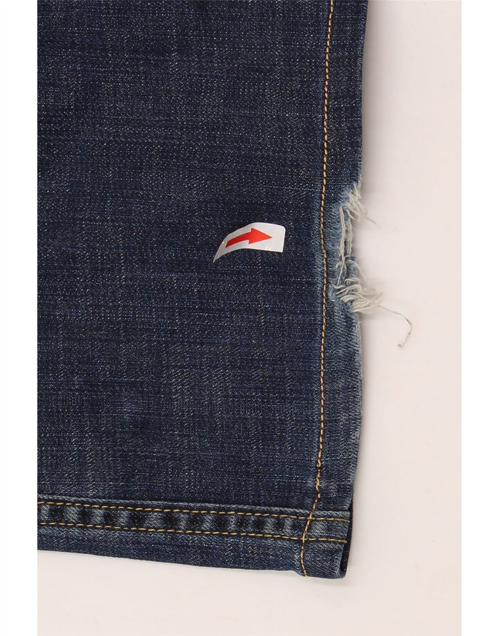 LEE Herre REED Straight Jeans W34 L31 Marineblå Bomuld