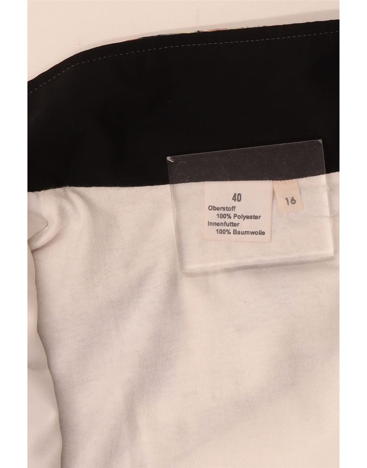Vintage træningsdragt til mænd Topjakke UK 40 Medium Sort Colourblock Polyester