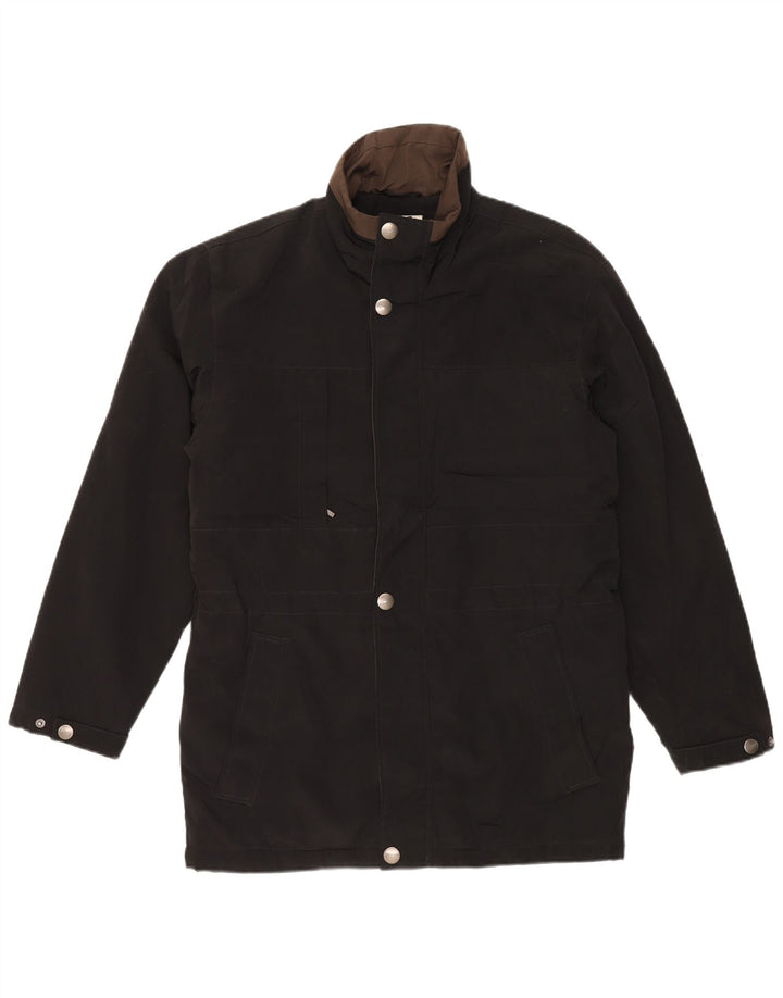 LONDON FOG Herre Utility Jacket UK 38 Medium Black Polyester