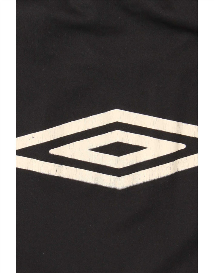 Umbro Herre Grafisk T-Shirt Top XL Sort Colourblock Polyester