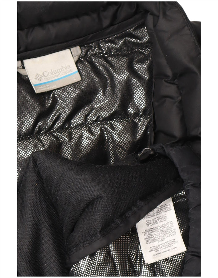 Columbia Herre Omni-Heat Polstret Jakke UK 40 Stor Sort Polyester