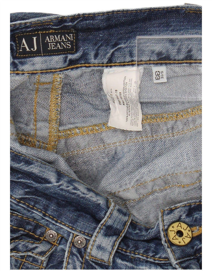 Armani Dame Bootcut Jeans W33 L33 Blå Bomuld