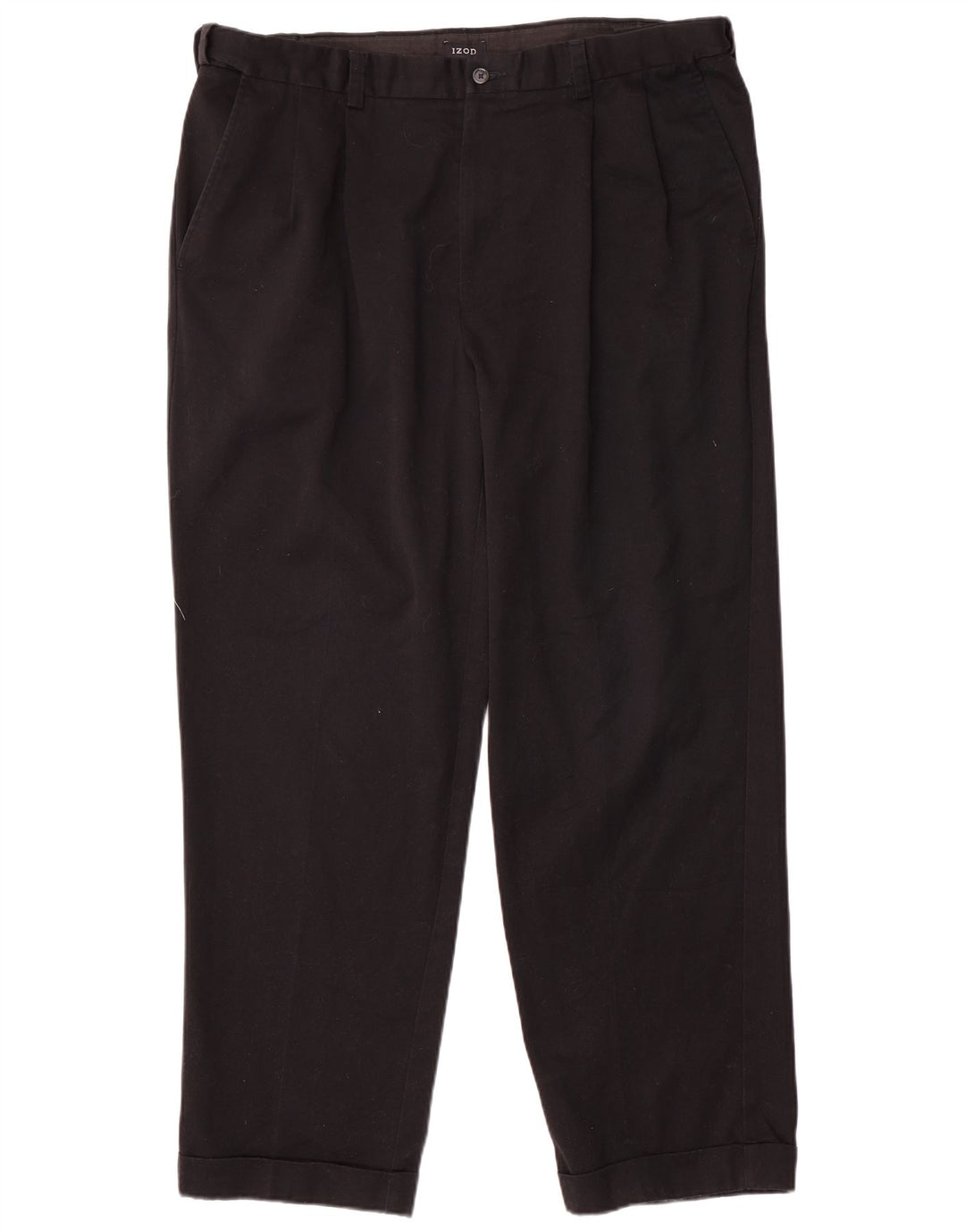 Izod Herre Pegged Chino Bukser W38 L31 Sort Polyester