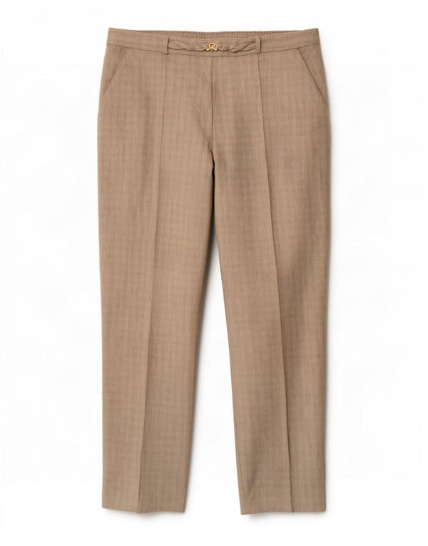 Marks & Spencer Dame tilspidsede fritidsbukser UK 14 Large W32 L26 Khaki