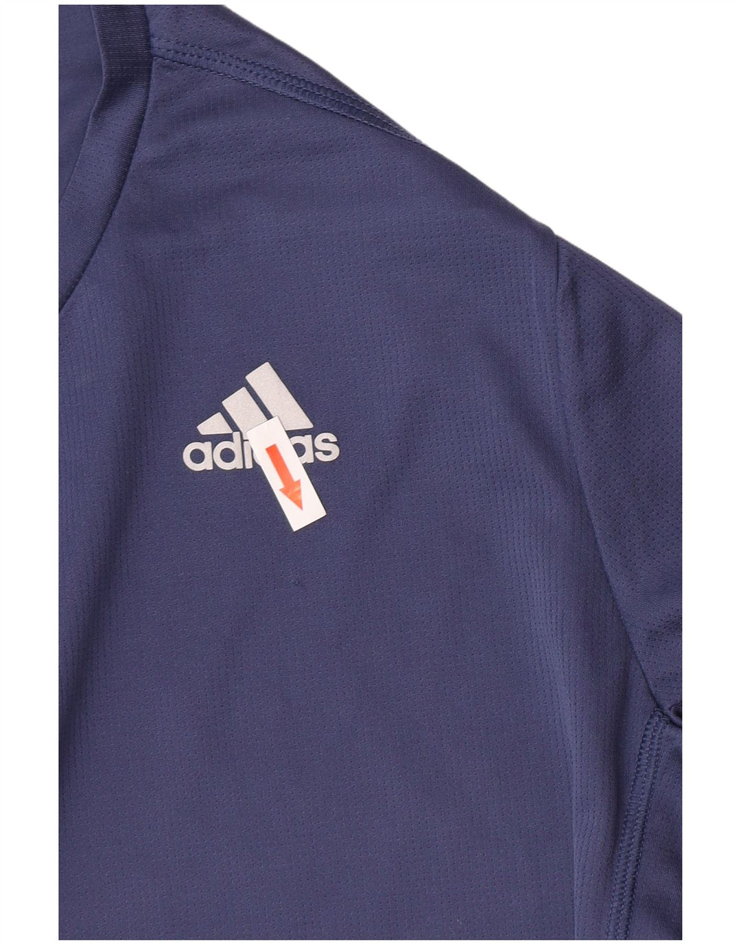 Adidas Aeroready T-shirt top til mænd, lille marineblå polyester
