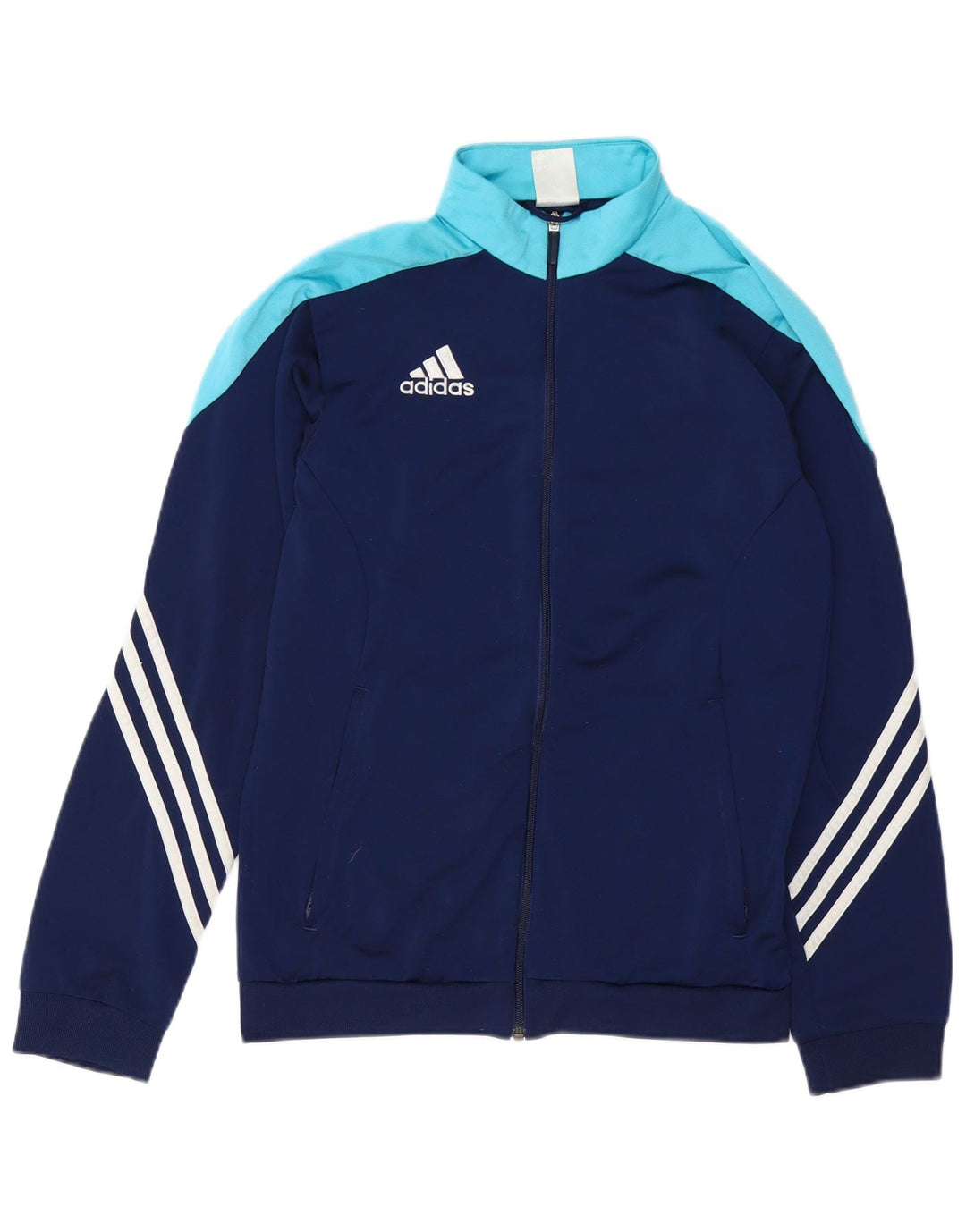ADIDAS Træningsdragt til mænd, topjakke, lille marineblå colourblock polyester