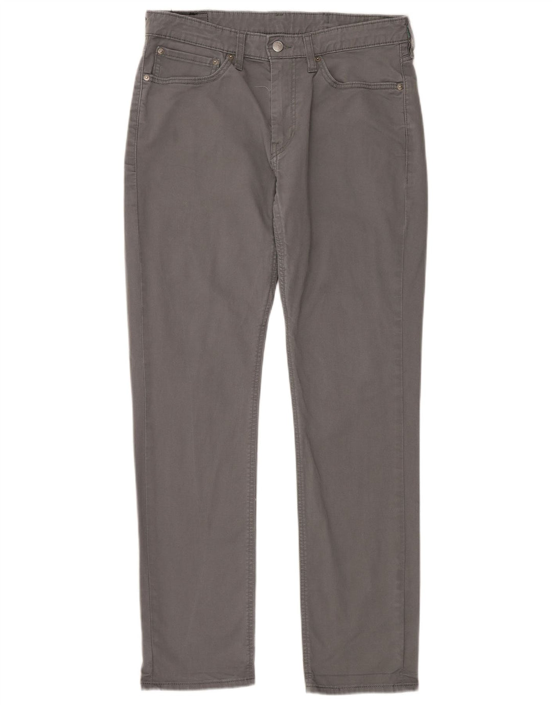 LEVI'S Herre 511 Slim Chino Bukser W34 L32 Grå Bomuld