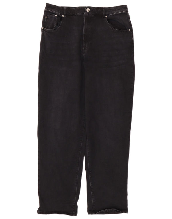 Marks & Spencer Womens Autograph Tapered Jeans UK 12 Medium W32 L29 Grå