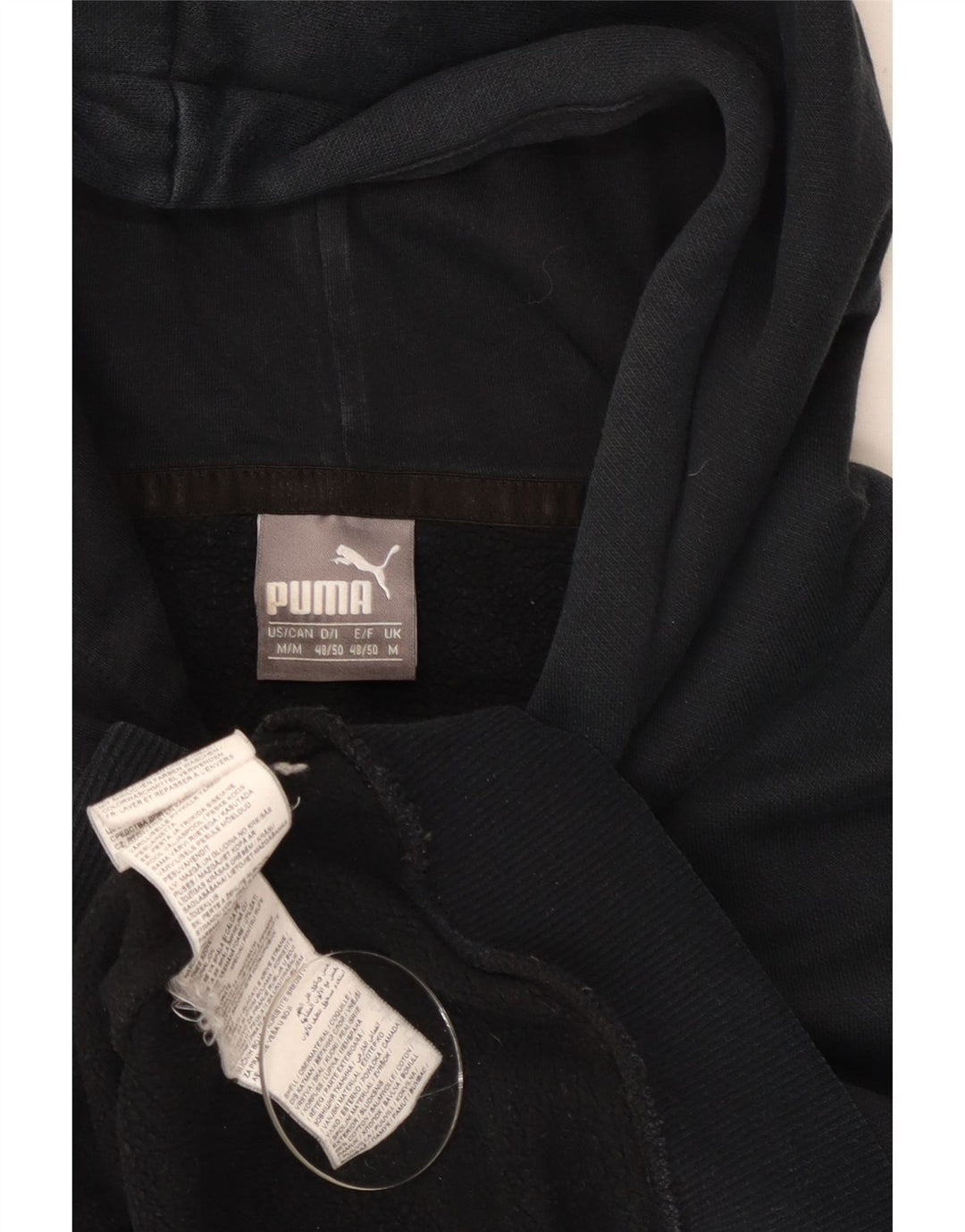 Puma Herre hættetrøje Jumper Medium Sort Bomuld