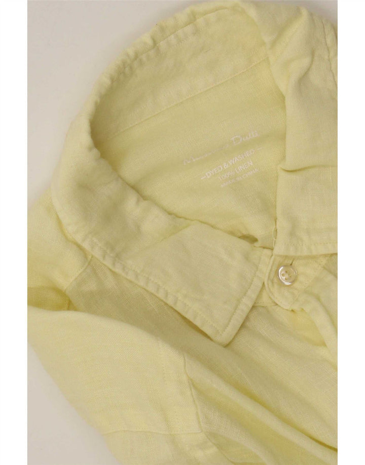 Massimo Dutti Herreskjorte Stor gul hør