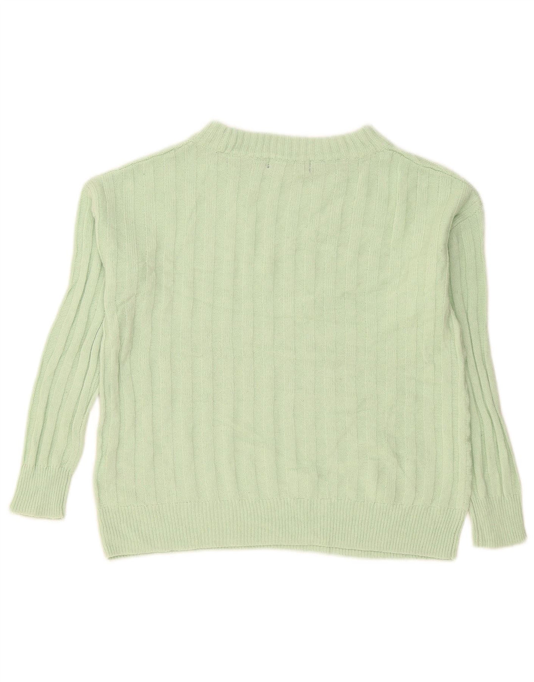 Marks & Spencer Dame Oversized Boat Neck Jumper Sweater UK 10 Small Green