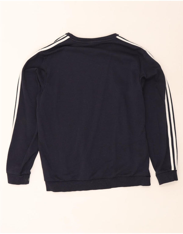 Adidas Sweatshirt til mænd, stor marineblå bomuld