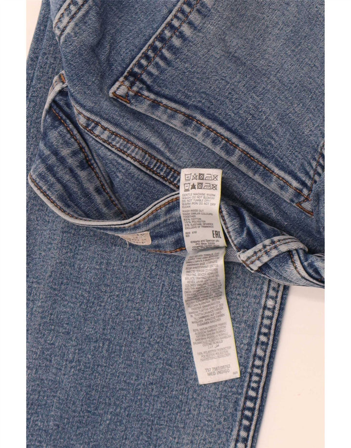 Marks & Spencer Dame The Eva Bootcut Jeans UK 16 Large W34 L30 Blue
