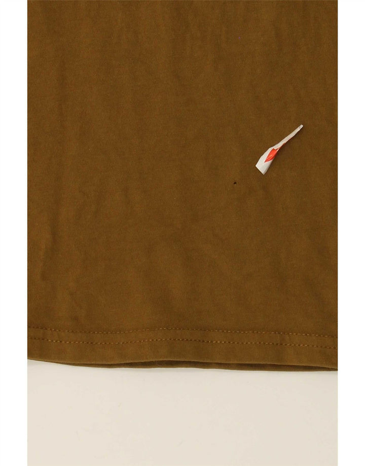 Diesel Herre grafisk T-shirt Top Stor brun bomuld
