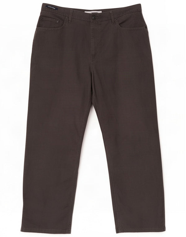 Marks & Spencer Herre Blue Harbor Straight Casual Bukser W38 L31 Grå