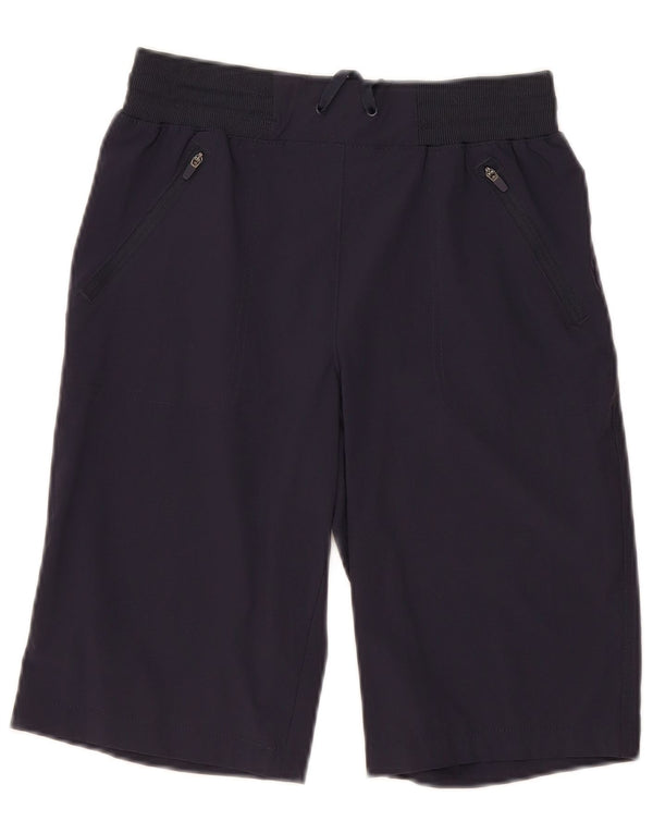 Mountain Warehouse Womens Sports Shorts UK 8 Small Navy Blue Polyester